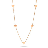 Choker heart rosé gold