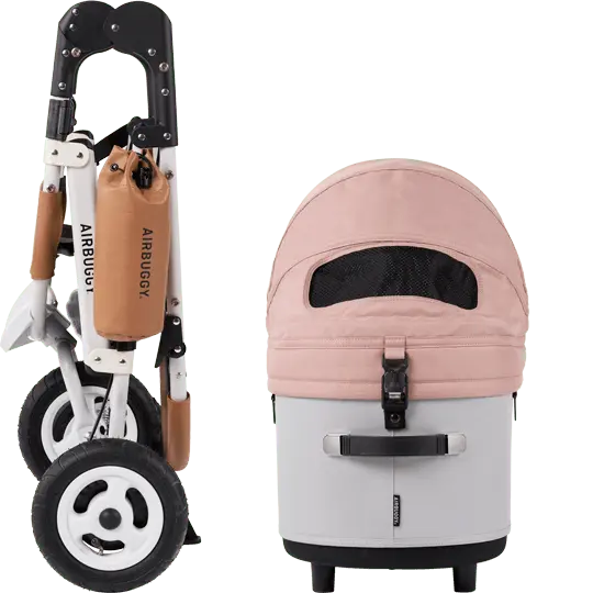 AirBuggy DOME 3 Large – Salmon Berry - Luxe wandelwagen