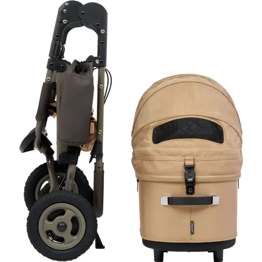AirBuggy DOME 3 Premier Set Large Seed Beige Luxe hondenbuggy