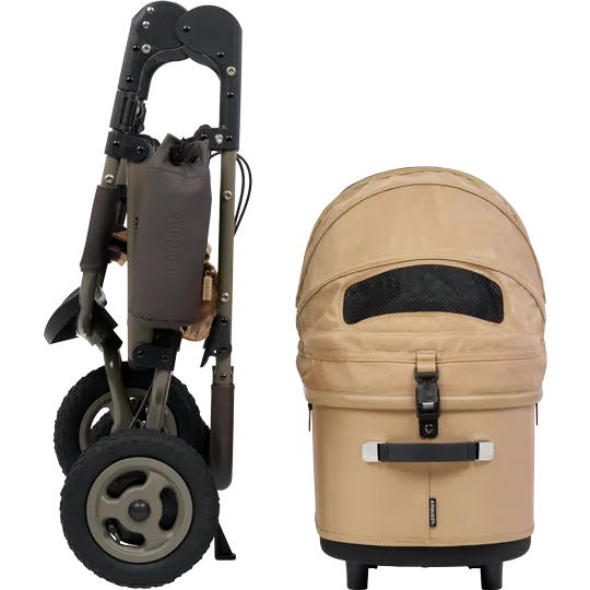 AirBuggy Dome 3 Premier Set Regular Seed Beige Luxe hondenbuggy