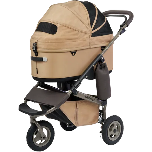 AirBuggy Dome 3 Premier Set Regular Seed Beige Luxe hondenbuggy