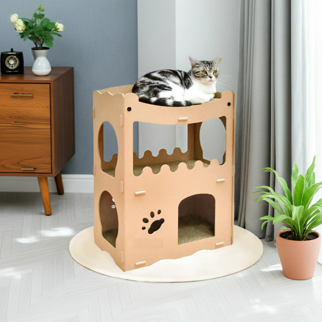 Kattenhuis - duurzaam speelhuis voor katten