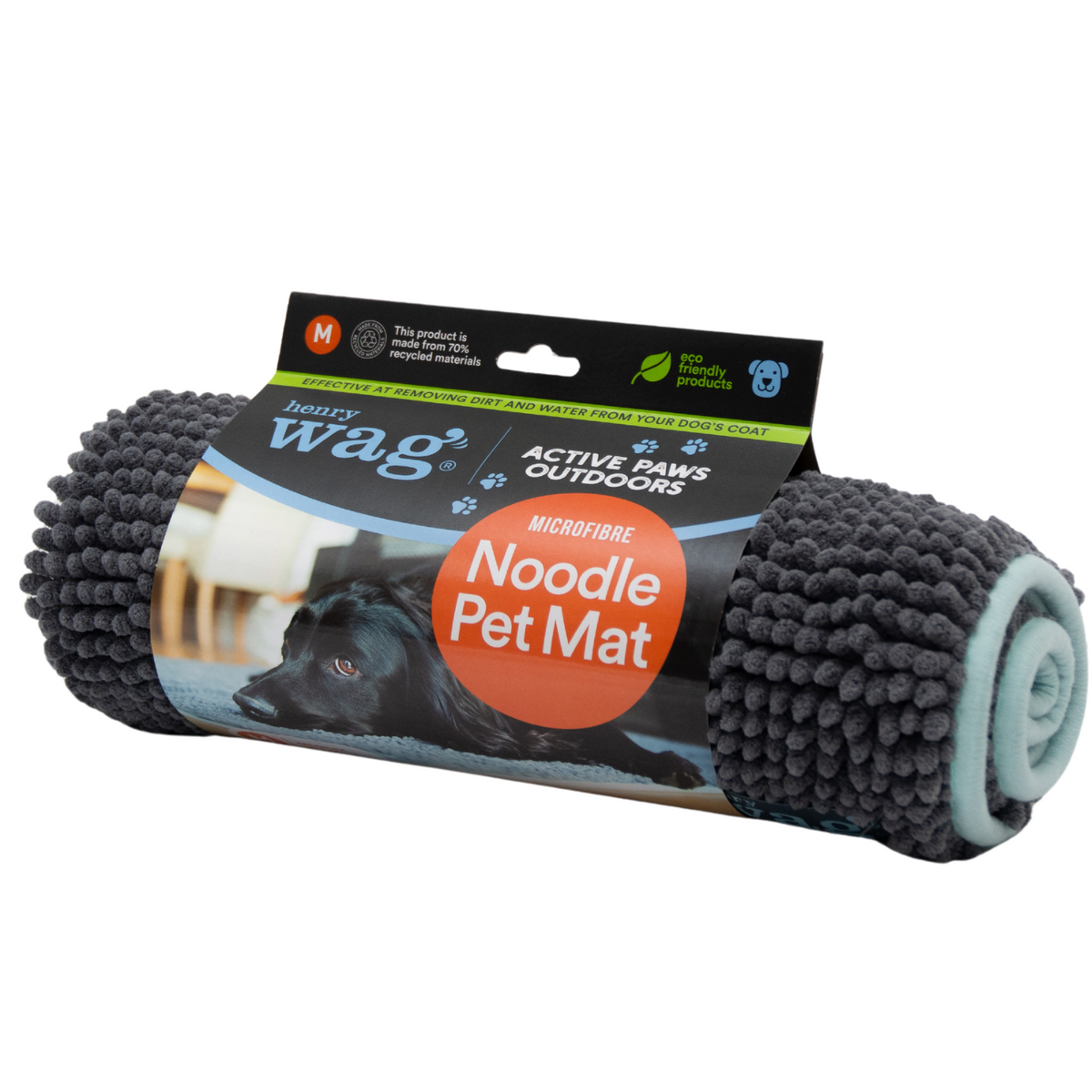 Henry Wag Microvezel Noodle Huisdier Mat - XL droogmat hond