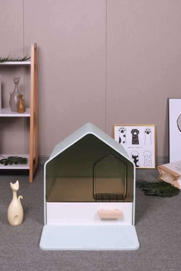Kattenbak - Kattentoilet met schep en kattenbakmat