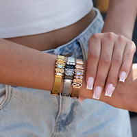 Mesh bracelet gold
