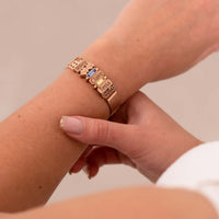 Mesh bracelet rosé gold