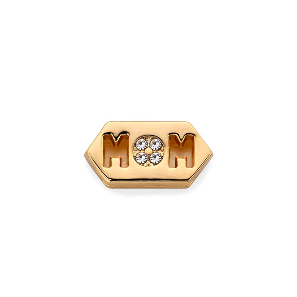 Mesh charm mom cube gold