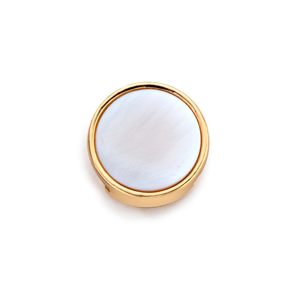Mesh charm seashell gold