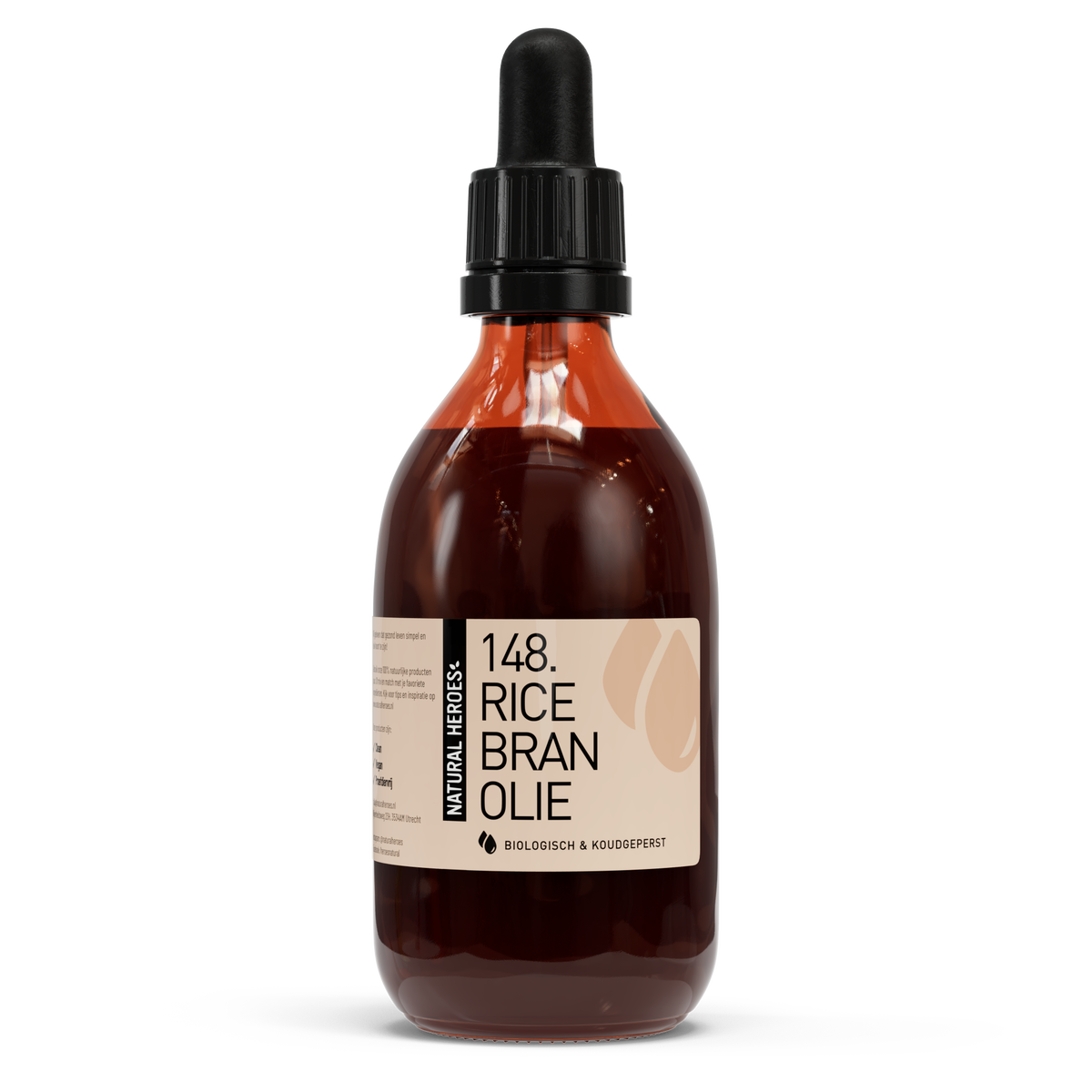 Rice Bran Olie (Biologisch & Koudgeperst)