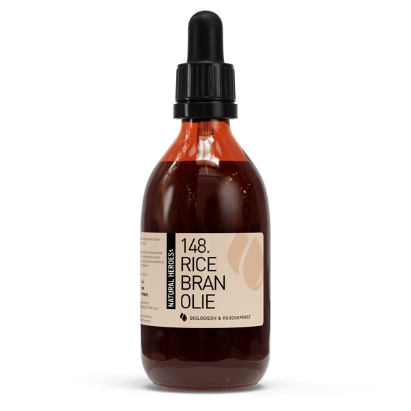 Rice Bran Olie (Biologisch & Koudgeperst)