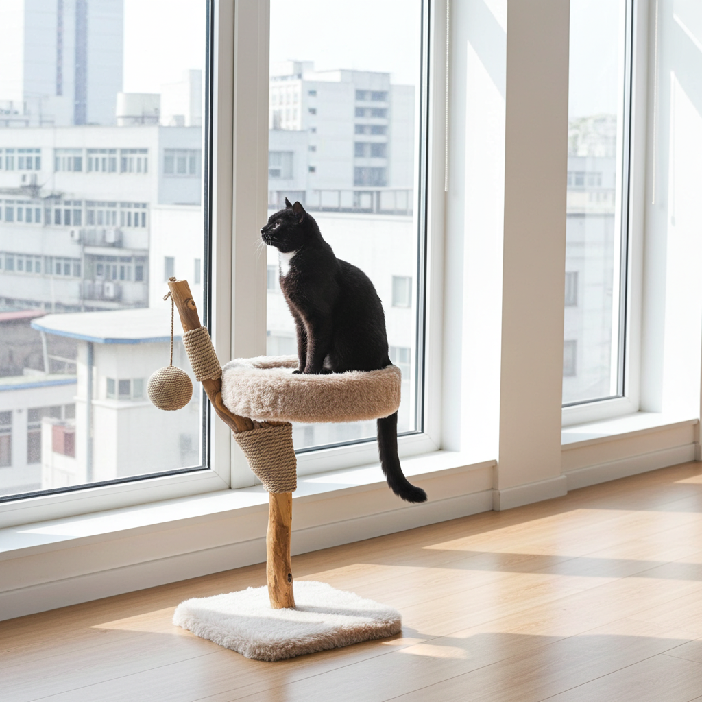 LUNA krabpaal – Stabiele klimpaal voor katten