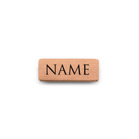 Mesh charm name rosé gold