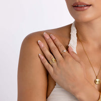 Mini blossom ring gold 18K