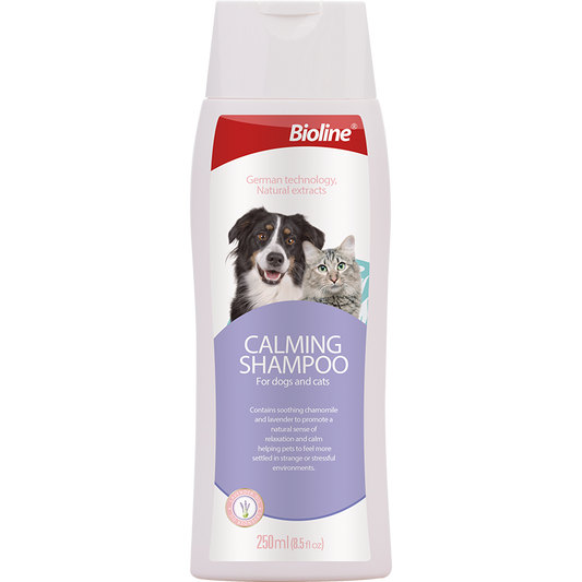 Rustgevende honden- en katten shampoo - 250ml
