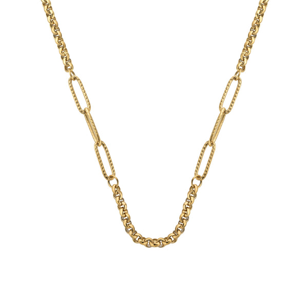 Passion necklace rosé gold