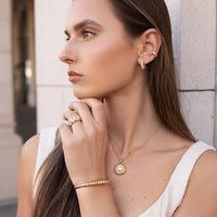 Pearl ring gold