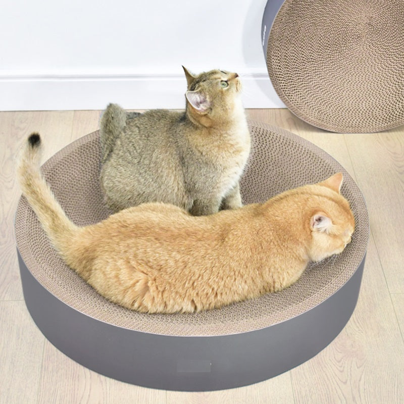 Duurzame kattenmand met krabplank voor katten