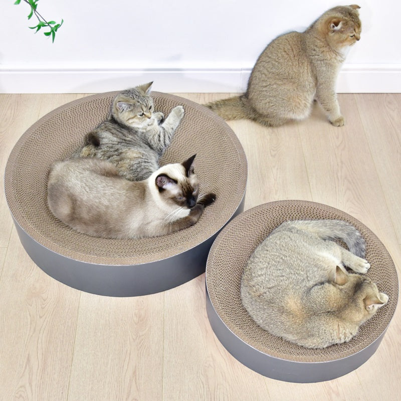 Duurzame kattenmand met krabplank voor katten