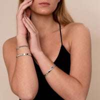 Luna bangle silver