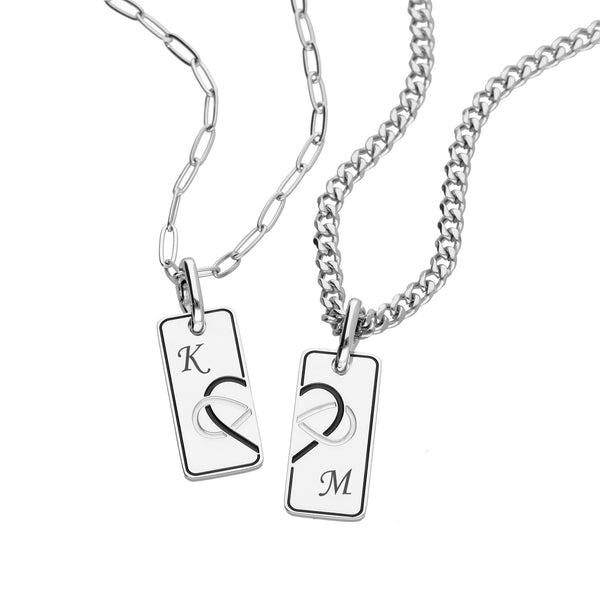 Soulmates couple silver