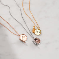 Sparkle locket gold