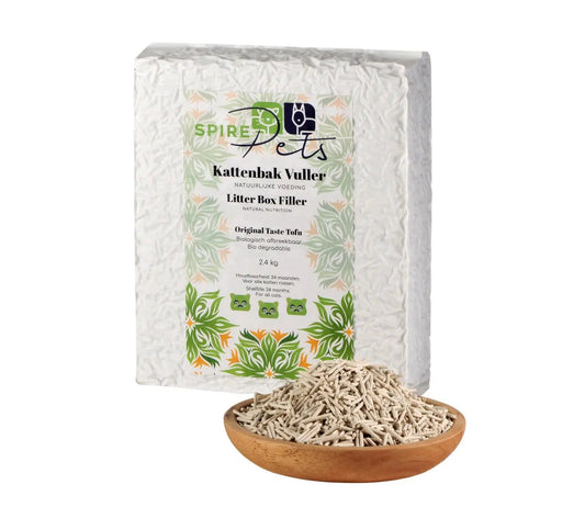 Tofu kattenbakvulling Matcha - Biologisch en geur verdrijvend 2.4 kg