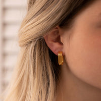 Trinix earring gold