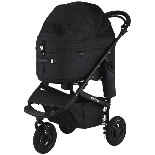 AirBuggy Dome 3 Large Earth Black - Luxe honden wandelwagen