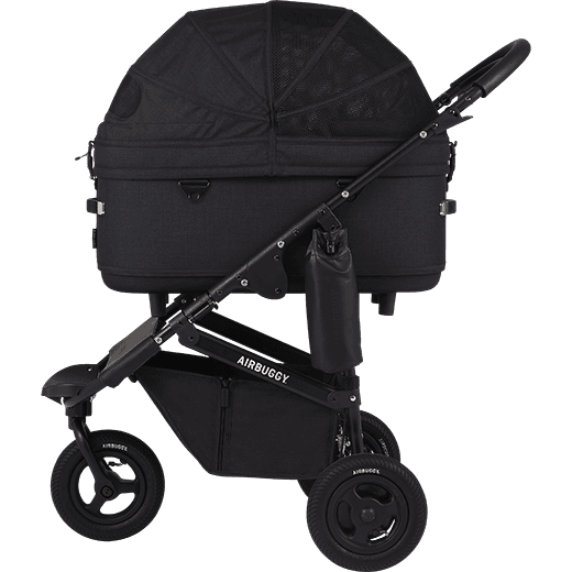 AirBuggy Dome 3 Large Earth Black - Luxe honden wandelwagen