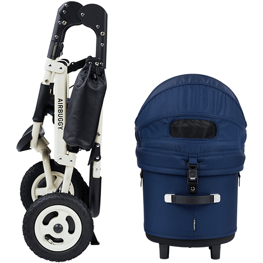 AirBuggy Dome 3 Premier Set Regular – Buggy voor hond Navy Blue