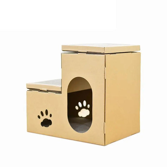 Kattenhuis speelhuis - Speel-, Krab- en Slaapplek