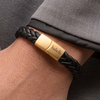 Axel matt gold bracelet