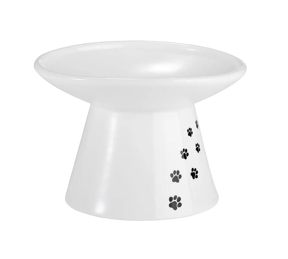 Luxe verhoogde kattenvoerbak - ergonomisch & porselein
