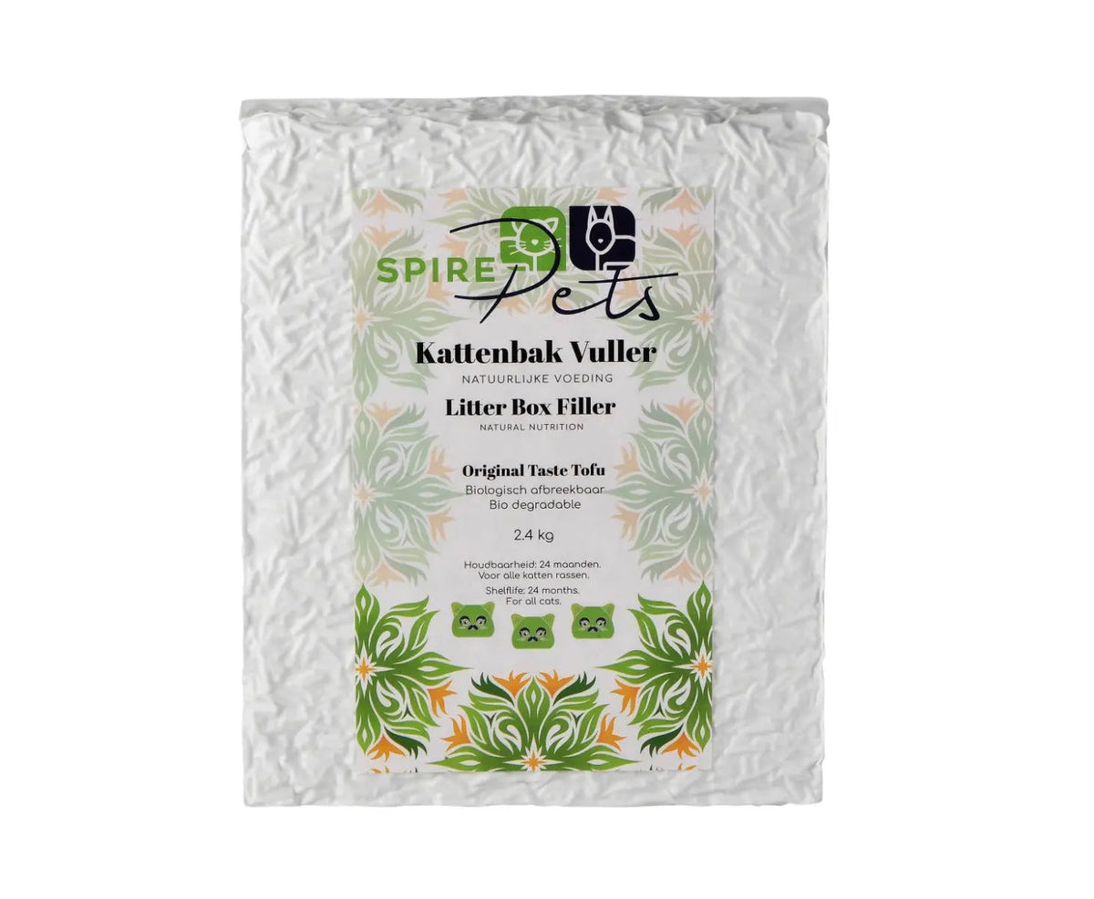 Tofu kattenbakvulling Matcha - Biologisch en geur verdrijvend 2.4 kg