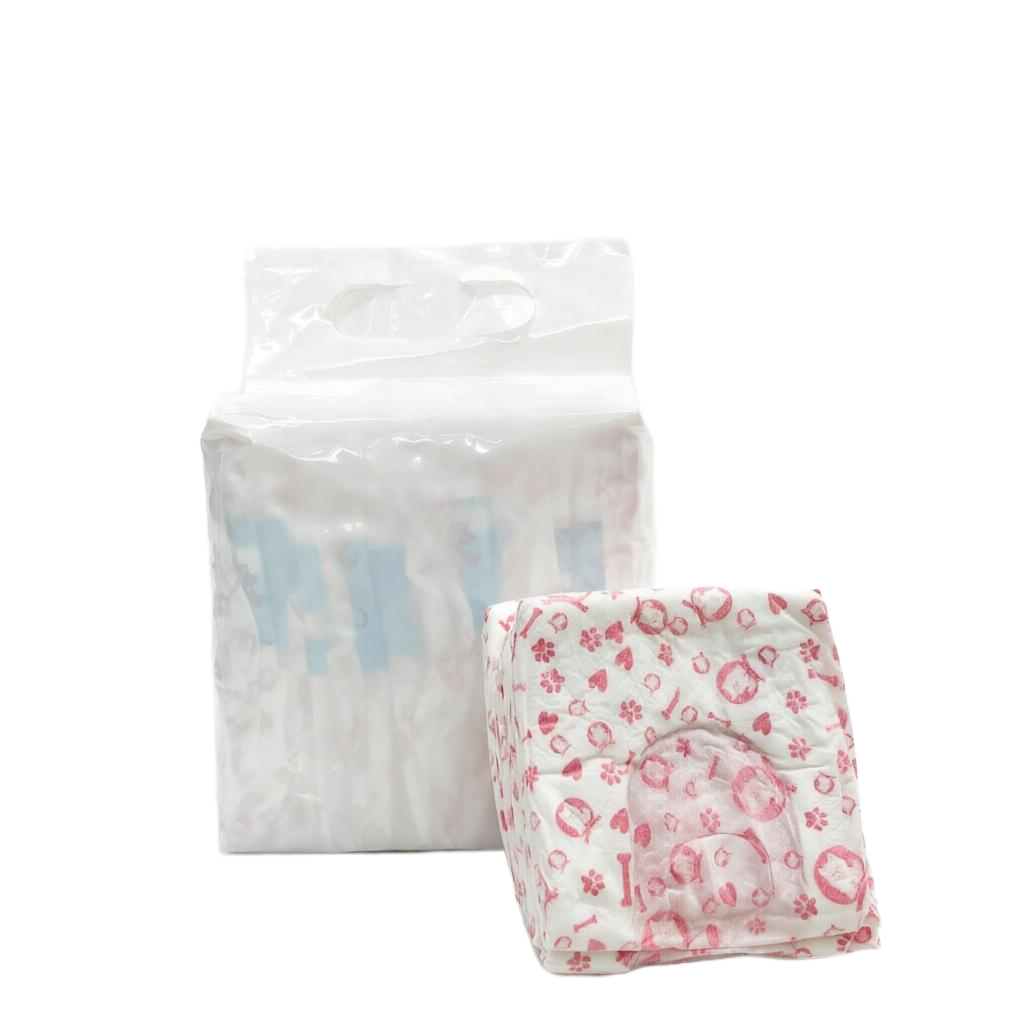 Verstelbare hondenluiers teef – Super absorberend en comfortabel - 10 stuks