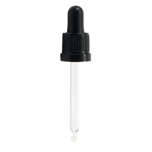 Pipet Dop (DIN18) - Zwart