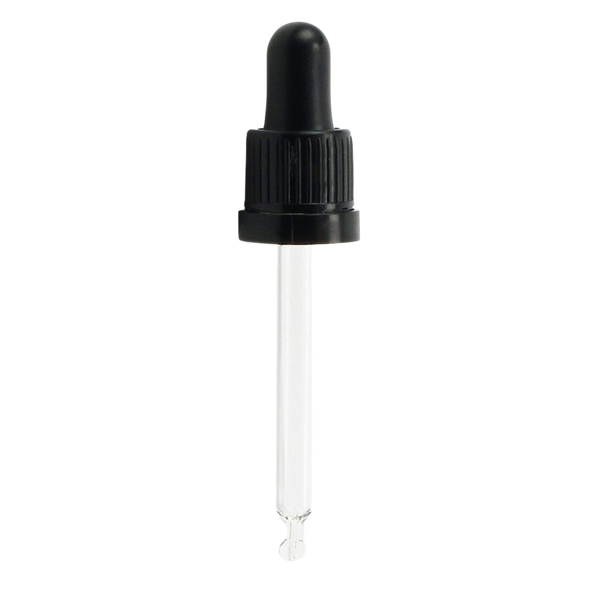 Pipet Dop (DIN18) - Zwart