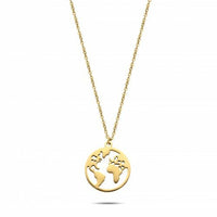 World necklace gold